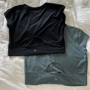 Cropped workout tshirts